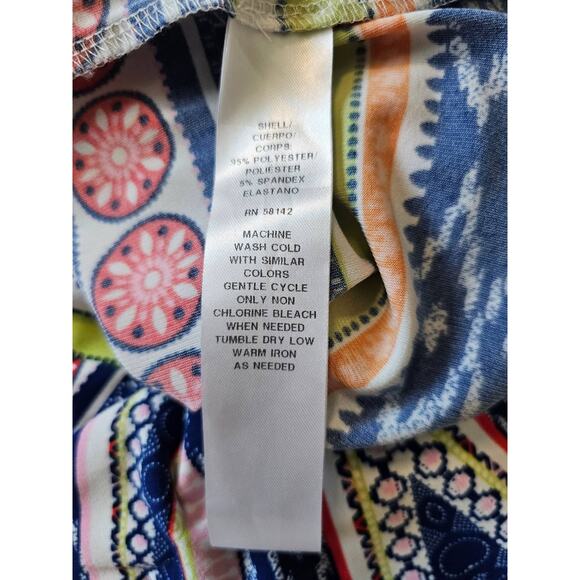 London Times Women's Multicolored Maxi Dress Size 8 Colorful Artsy - Picture 5 of 9